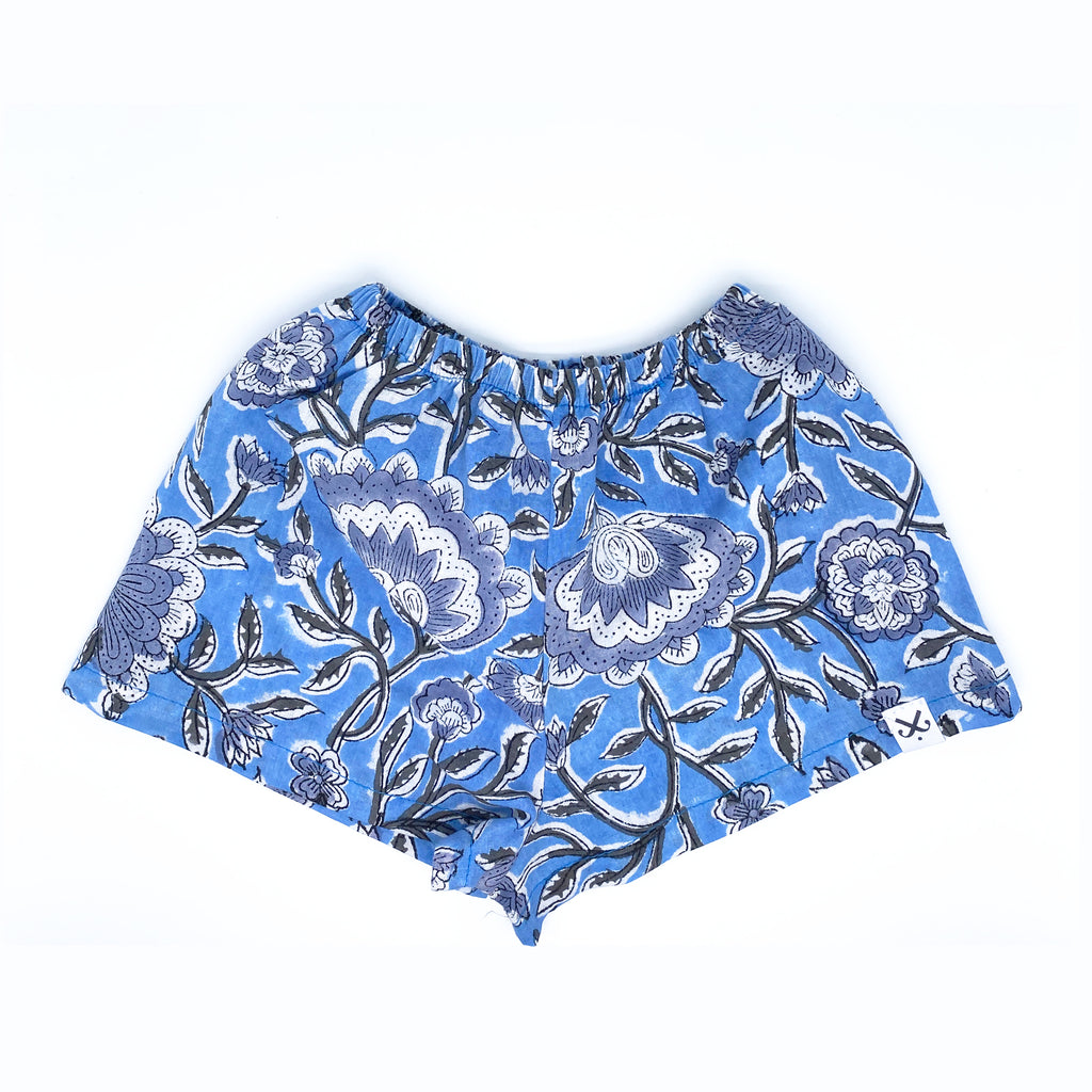 SUN SHORTS IN BLUES